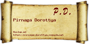 Pirnaga Dorottya névjegykártya